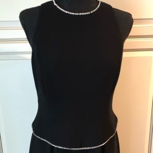 Amazing Jones New York Evening. Black w/Rhinestone Dress - Size 4.